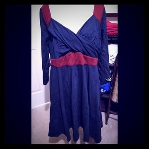 Eshakti 2X Tea Length Dress